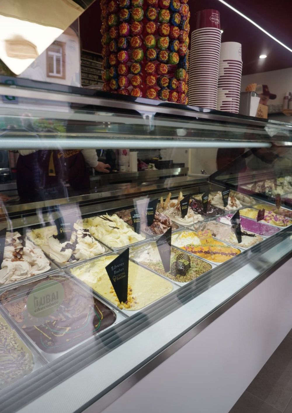 Gelato Vitrine